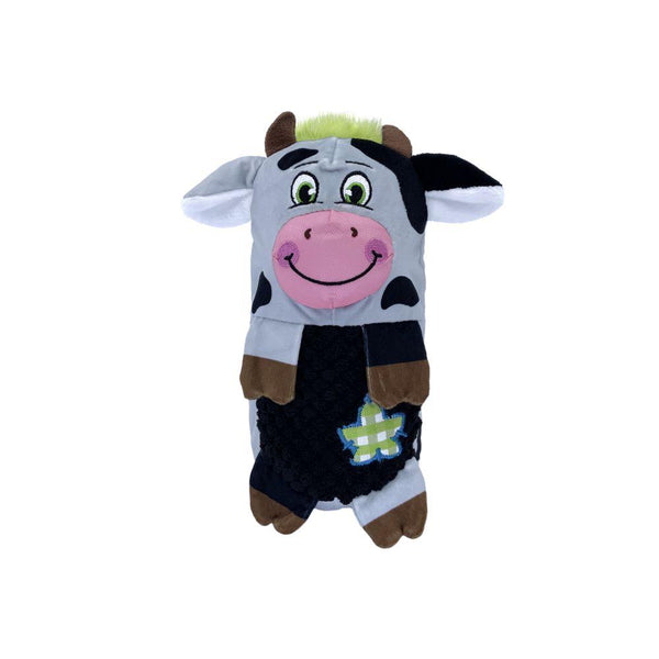 KONG Huggz Farmz Cow Dog Toy