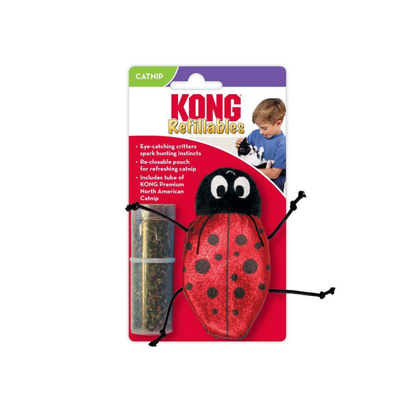 KONG Jouet pour chat coccinelle rechargeable