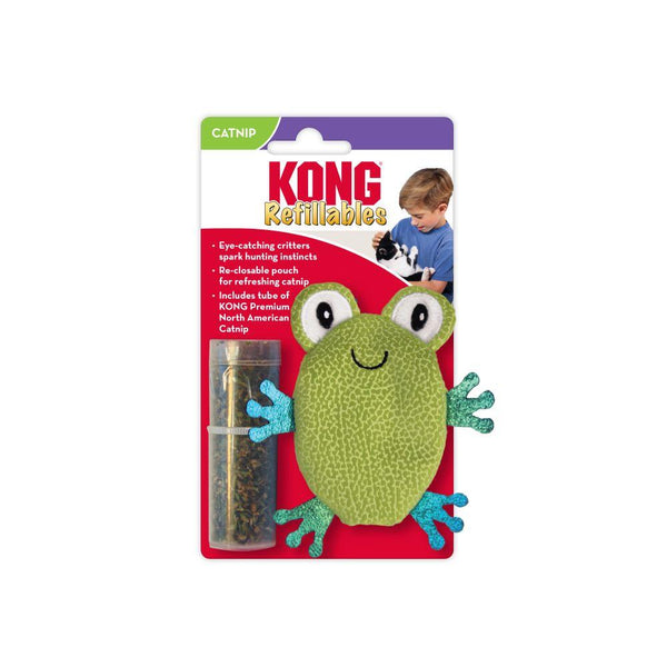 KONG Jouet pour chat crapaud rechargeable