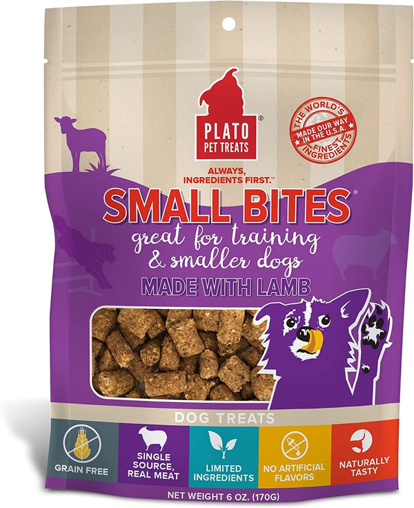 Plato Small Bites Lamb Dog Treats