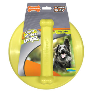 Nylabone Power Play Ultra Glider Gripz Flying Disc Dog Toy