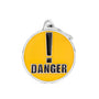 MyFamily Charms Danger Pet ID Tag, Medium