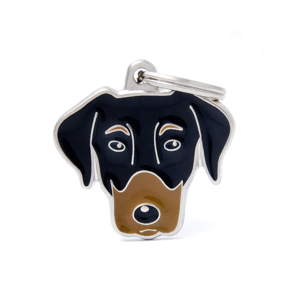 MyFamily Friends Dobermann Pet ID Tag, Medium