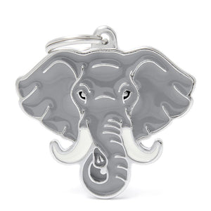 MyFamily Wild Elephant Pet ID Tag, Medium