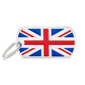 MyFamily Flags English Pet ID Tag, Medium