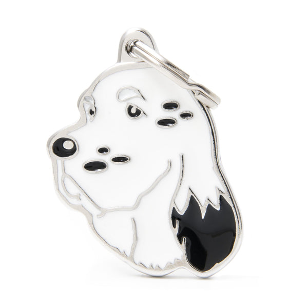 MyFamily Friends English Setter Pet ID Tag, Medium