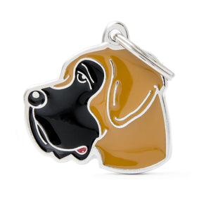 MyFamily Friends Fown Great Dane Pet ID Tag, Medium