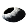 Dharma Dog Karma Cat Nid en laine Ombre Cave, noir/blanc