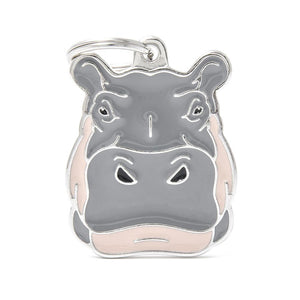 MyFamily Wild Hippopotamus Pet ID Tag, Medium