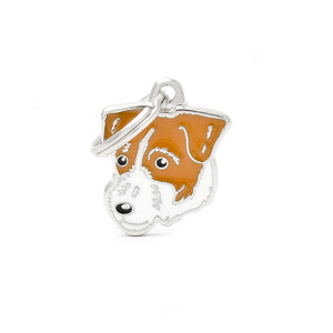 MyFamily Friends Jack Russel Broken Pet ID Tag, Medium