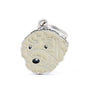 MyFamily Friends Romagna Water Dog Lagotto Romagnolo Pet ID Tag, Cream, Medium