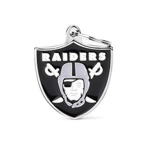 MyFamily NFL Las Vegas Raiders Pet ID Tag, Medium