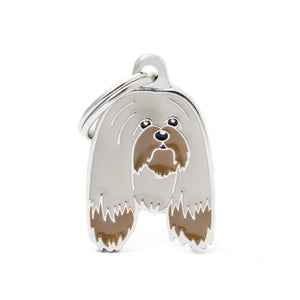 MyFamily Friends Lhasa Apso Pet ID Tag, Medium