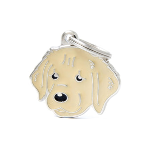 MyFamily Friends Golden Retriever Pet ID Tag, Medium