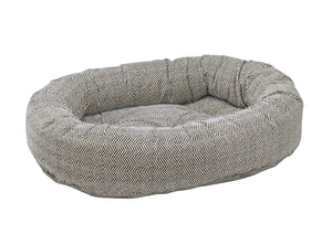 Bowsers Donut Pet Bed, Herringbone