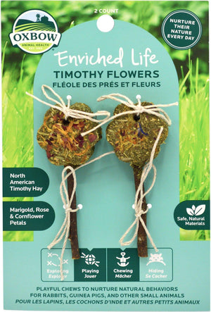 Oxbow Enriched Timothy Flowers Small Animal Toy