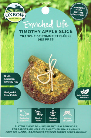 Oxbow Enriched Life Apple Slice Small Animal Toy