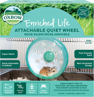 Oxbow Enriched Life Attachable Quite Wheel Small Animal Toy