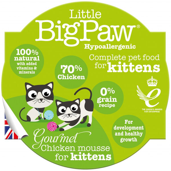 Little BigPaw Gourmet Chicken Mousse Kitten Wet Cat Food