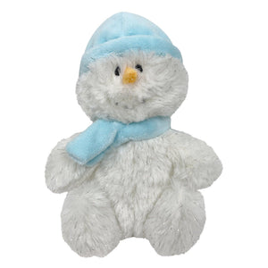 foufouBRANDS Jouet peluche Holiday Winter Sparkle Bonhomme de neige pour chiens