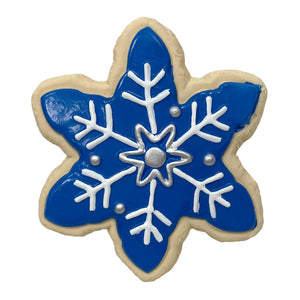 foufouBRANDS Jouet en latex Holiday Sugar Cookie Chew Flocon de neige à mâcher pour chiens