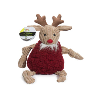 HuggleHounds Knottie Reindeer Dog Toy