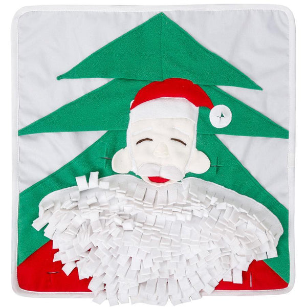 Injoya Jouet pour chien Tapis de recherche de Père Noël