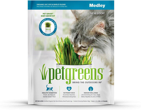 Pet Greens Self Grow Medley Pet Grass, 3-oz