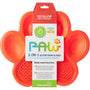 PetDreamHouse PAW Mangeoire Anti-glouton & Tapis à Léchage 2-en-1 pour Animaux, Orange, Grand