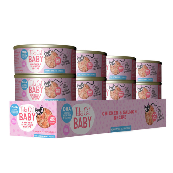 Tiki Cat Baby Chicken & Salmon Canned Cat Food