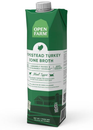 Open Farm Homestead Turkey Bone Broth for Dogs & Cats