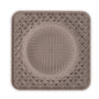 Messy Mutts Tapis D'Alimentation Thérapeutique En Silicone Avec Bol Intégré, Gris, 10-in x 10-in