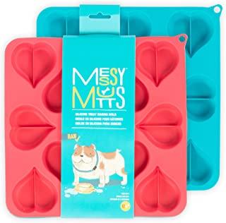 Messy Mutts Cuisson et congélation de gâteries en silicone pour chien