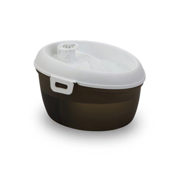 Cat H2O Drinking Fountain for Cats, Black/White