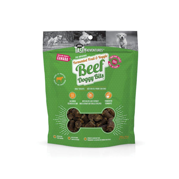 Jay's Tasty, Gâteries Fermentées Pour Chien, Fruits & Légumes Boeuf