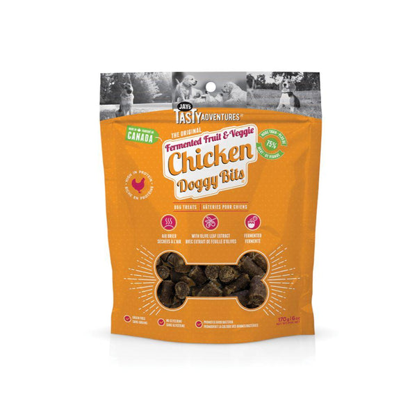 Jay's Tasty, Gâteries Fermentées Pour Chien, Fruits & Légumes Poulet