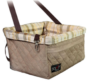 PetSafe Happy Ride Quilted Dog Booster Seat, Tan