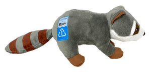 Spunky Pup Clean Earth Plush Raccoon Dog Toy