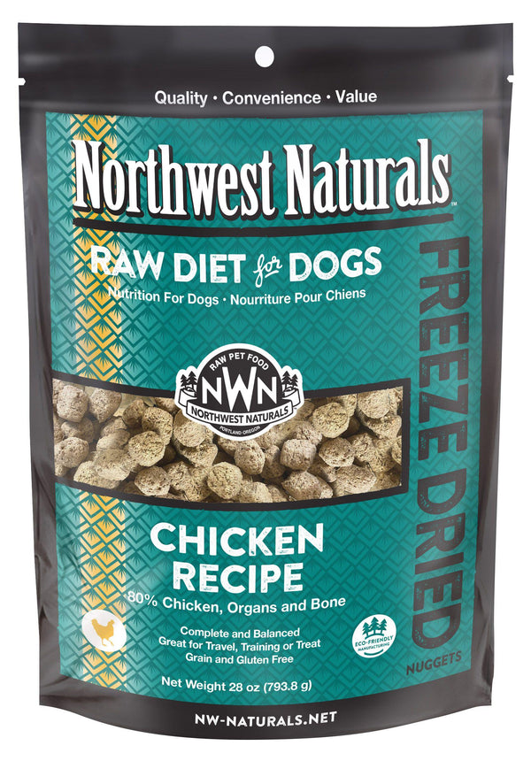 Northwest Naturals Raw Diet Chicken Nuggets Freeze-Dried Dog Food