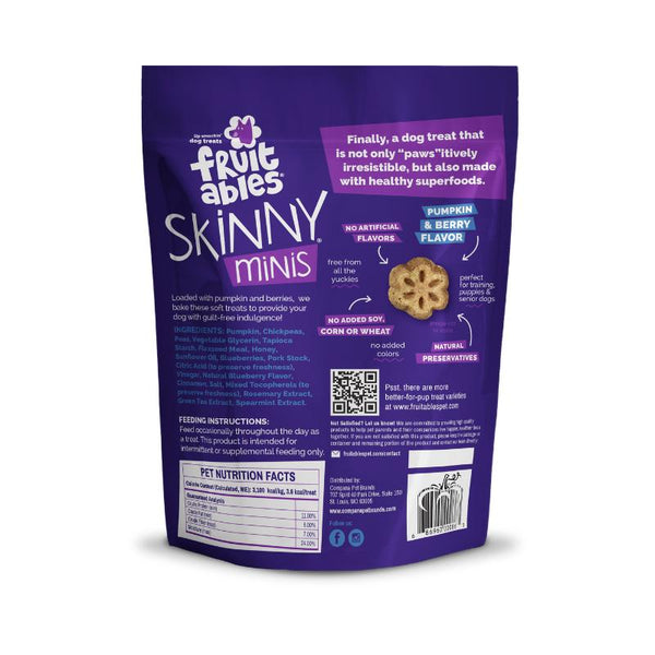 Fruitables Skinny Minis Pumpkin & Berry Dog Treats