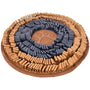 Injoya Cookie Snuffle Mat Dog Toy, Grey/Brown