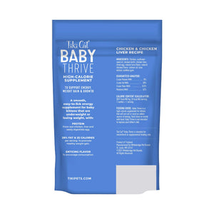 Tiki Cat Baby Thrive Recette de poulet et de foie de poulet Nourriture humide pour chats