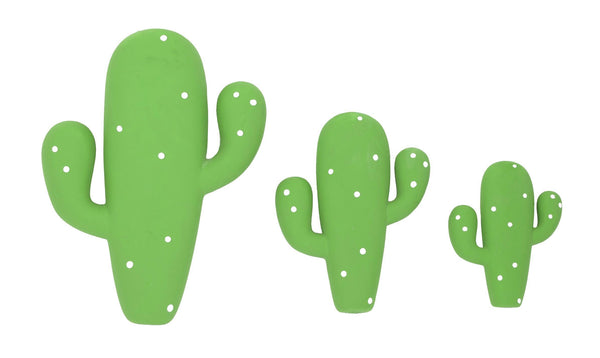Bud'z Cactus with Squeaker Latex Dog Toy