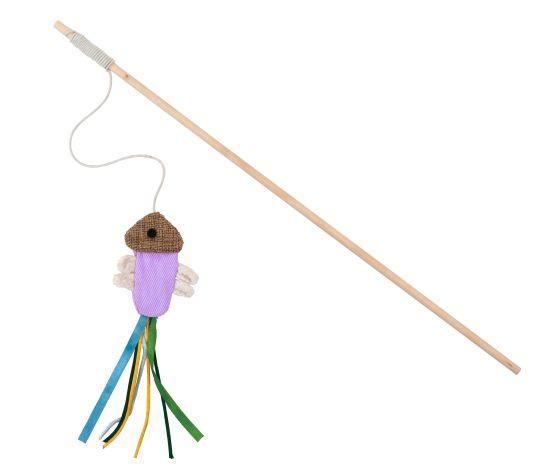 Bud'z Jouet Pour Chat Canne À Pêche Méduse, Mauve