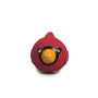 HuggleHounds Carmine Cardinal Ruff-Tex Dog Toy