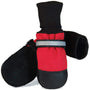 Muttluks Doublés en Molleton Rouge
