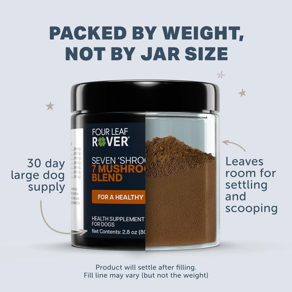 Four Leaf Rover Seven Shrooms Dog Supplement