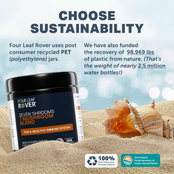 Four Leaf Rover Seven Shrooms Dog Supplement