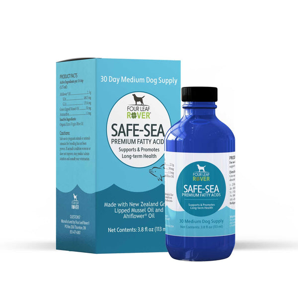 Four Leaf Rover Safe-Sea Green Lipped Mussel Oil Dog Supplement