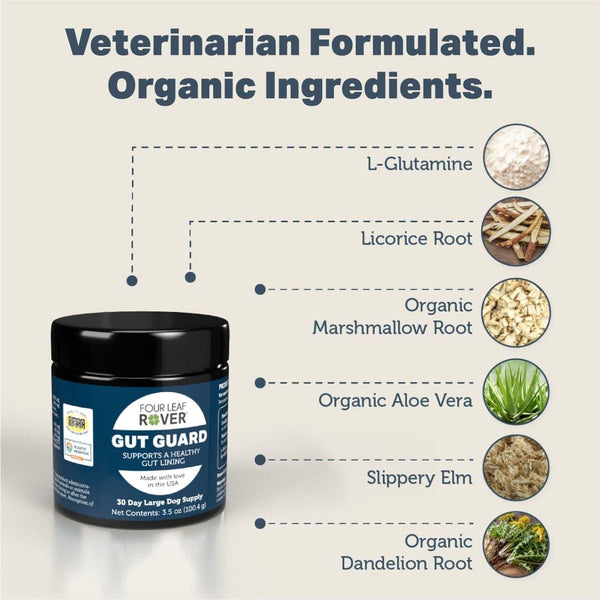 Four Leaf Rover Gut Guard Dog Supplement